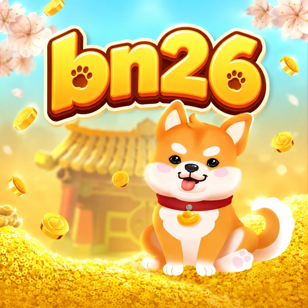 bn26 ภาพสุนัขนำโชคชิบะอินุสีทองในเกม Win Win Won